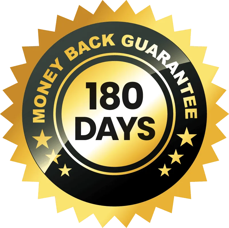 180 days Money-back-Guarantee-of-Finessa